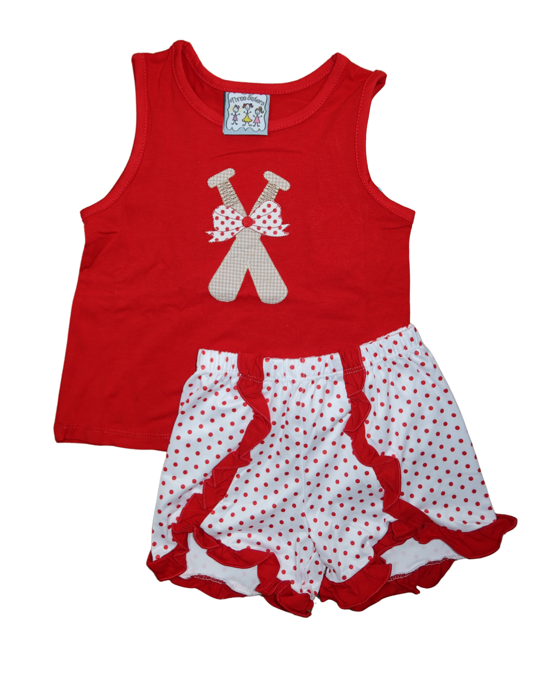 Play Ball Girls Short Set