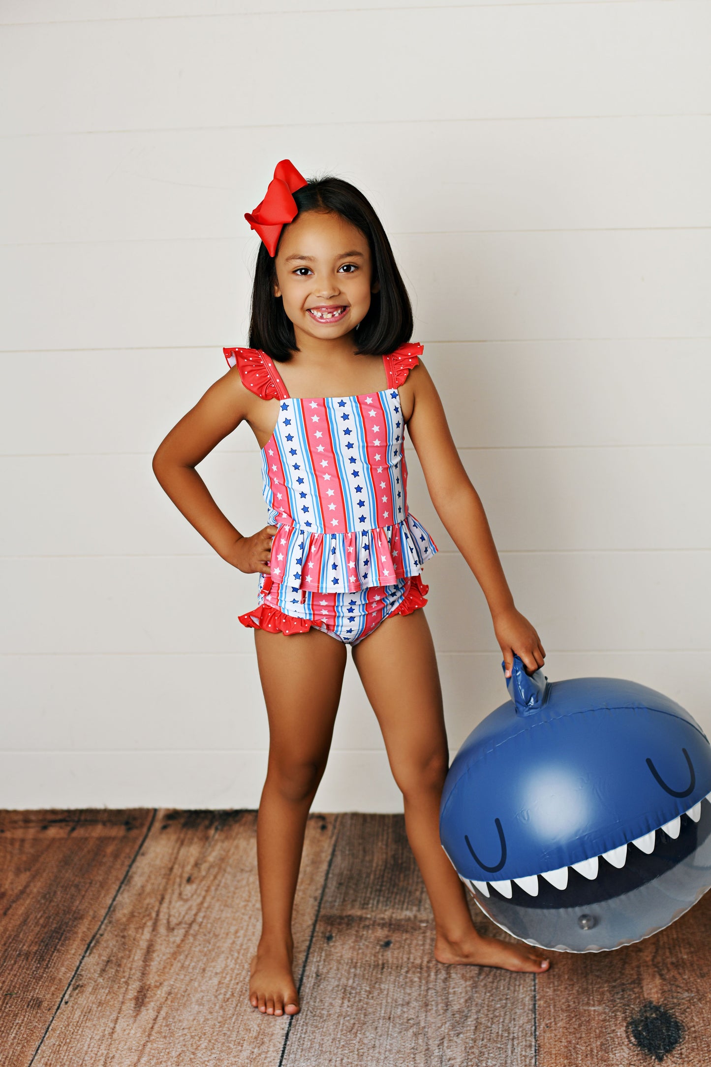 Americana Stars and Stripes 2pc Tankini Swimsuit