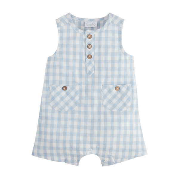 Blue Gingham Shortall