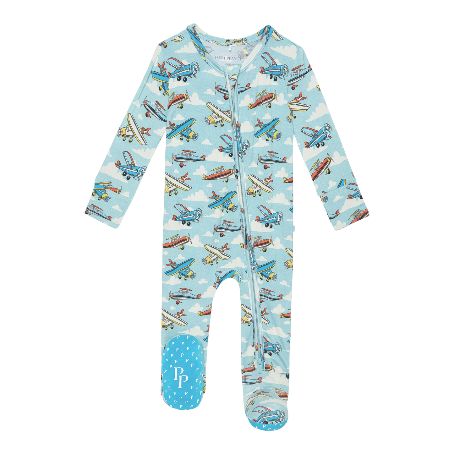 Posh Planes Footie One Piece