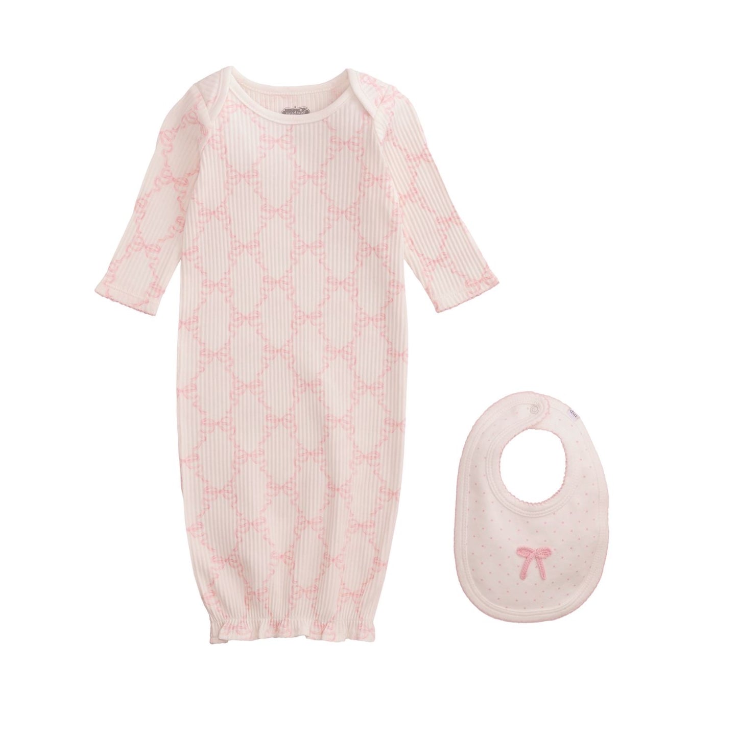 Bow Gown & Bib Set
