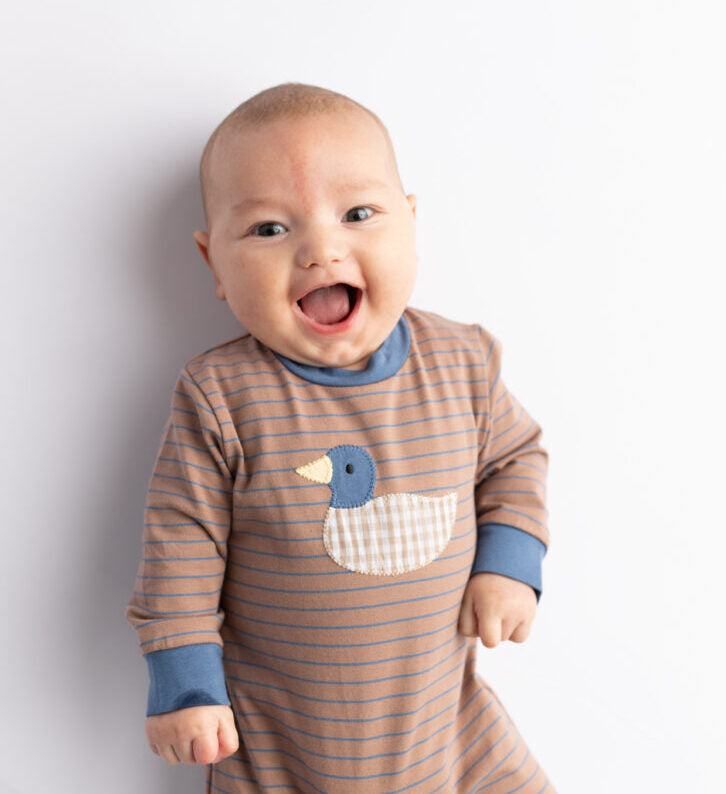 Tate Duck Appliqué Romper