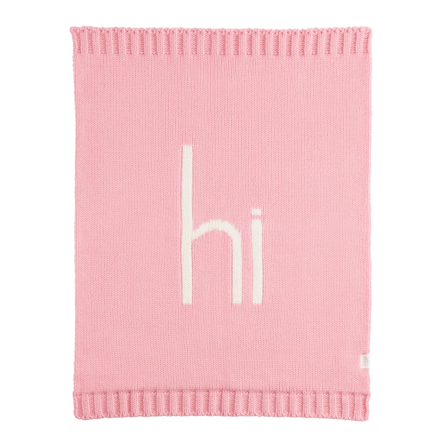 Pink Hi Knit Baby Blanket
