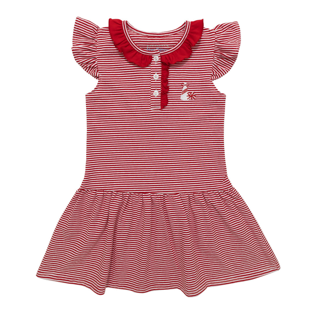 Red Stripe Game Day Dress