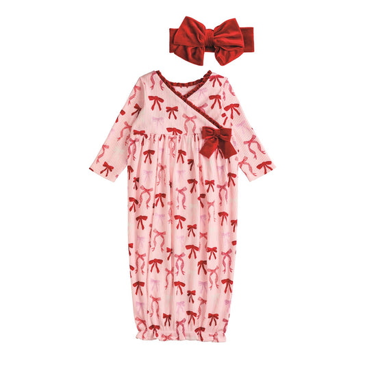 All Over Bows Gown Set