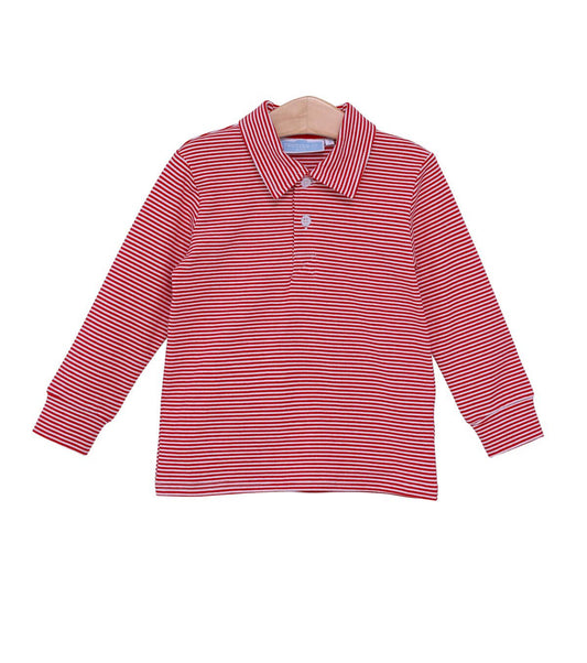 Jackson Red Stripe Polo
