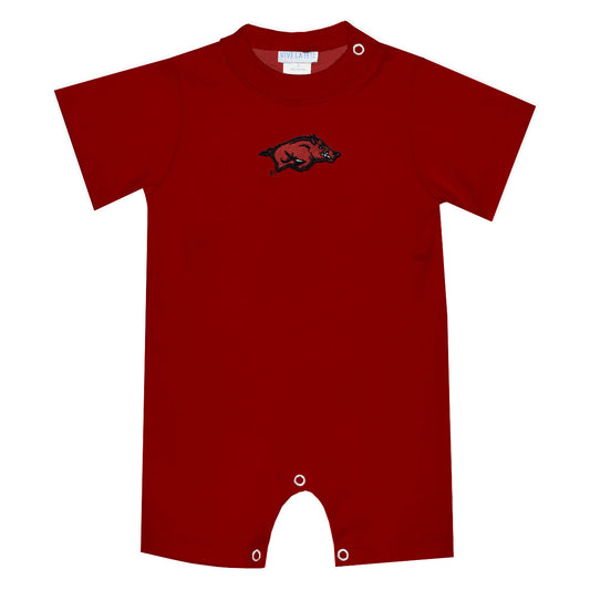Arkansas Razorbacks Embroidered Knit Romper