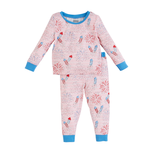 Pink Firework Glow Pajamas