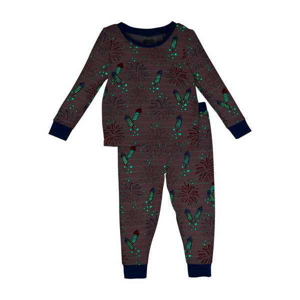 Pink Firework Glow Pajamas