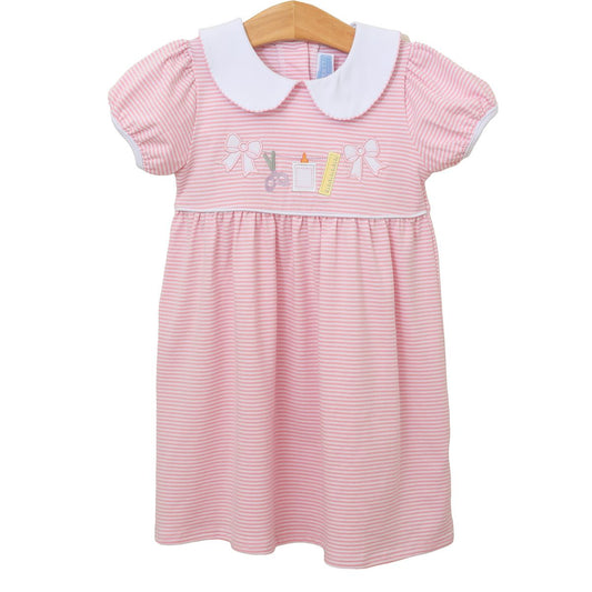 School Supplies Stripe Dress