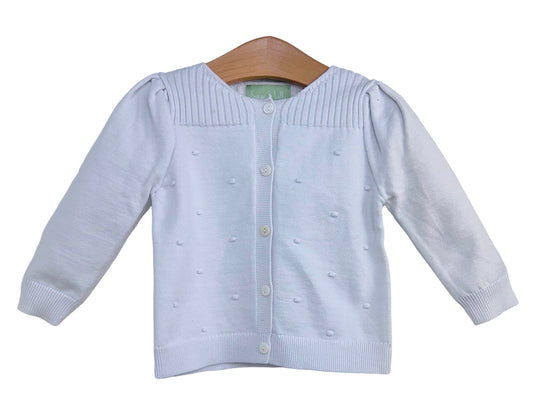 White Dot Caridgan Sweater