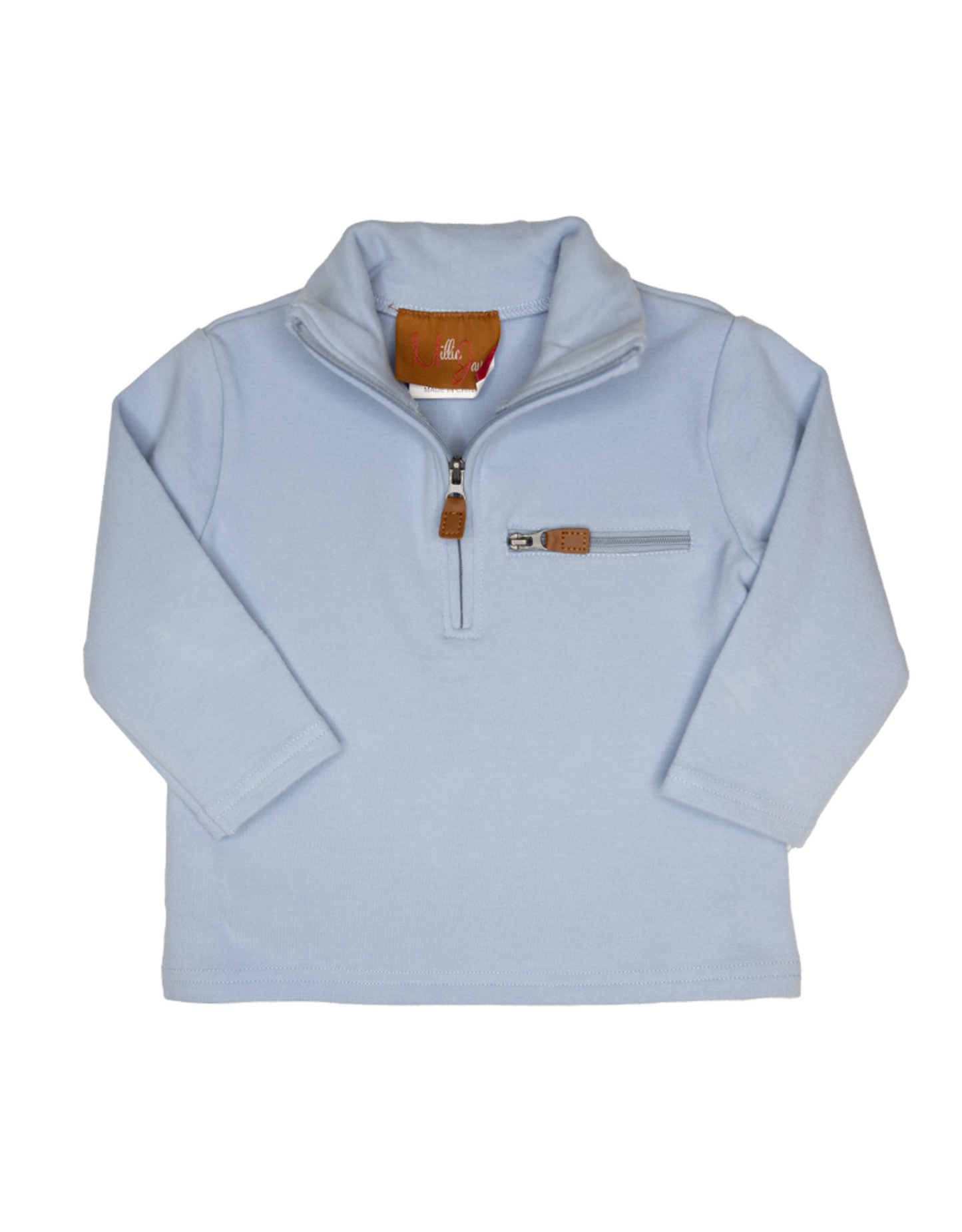 Kingston 1/4 Zip Blue Pullover