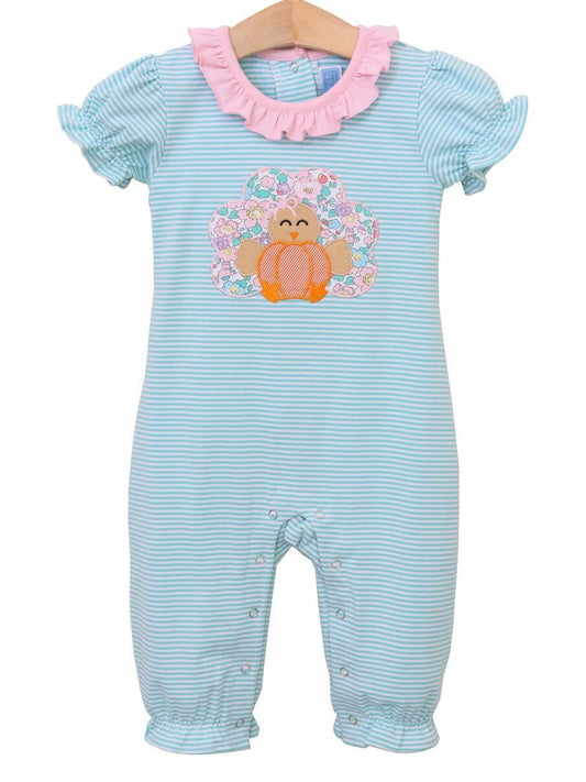 Turkey Floral Ruffle Romper