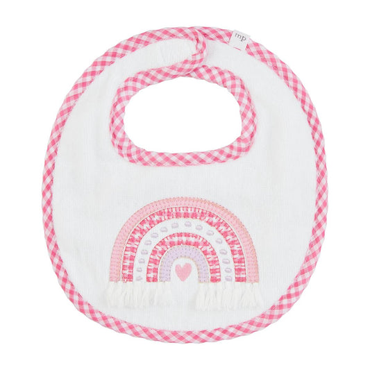 Rainbow Appliqué Bib