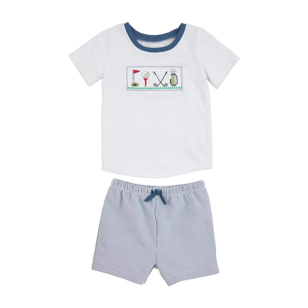 Golf Smocked Short Set