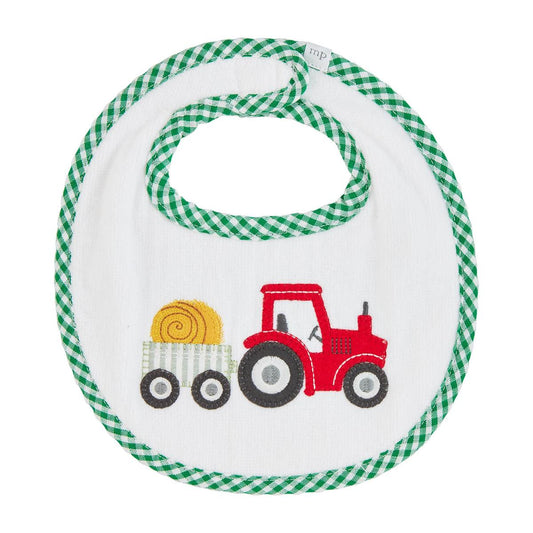 Tractor Appliqué Bib