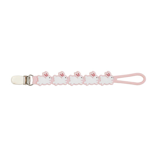 Pink Bunny Paci Clip