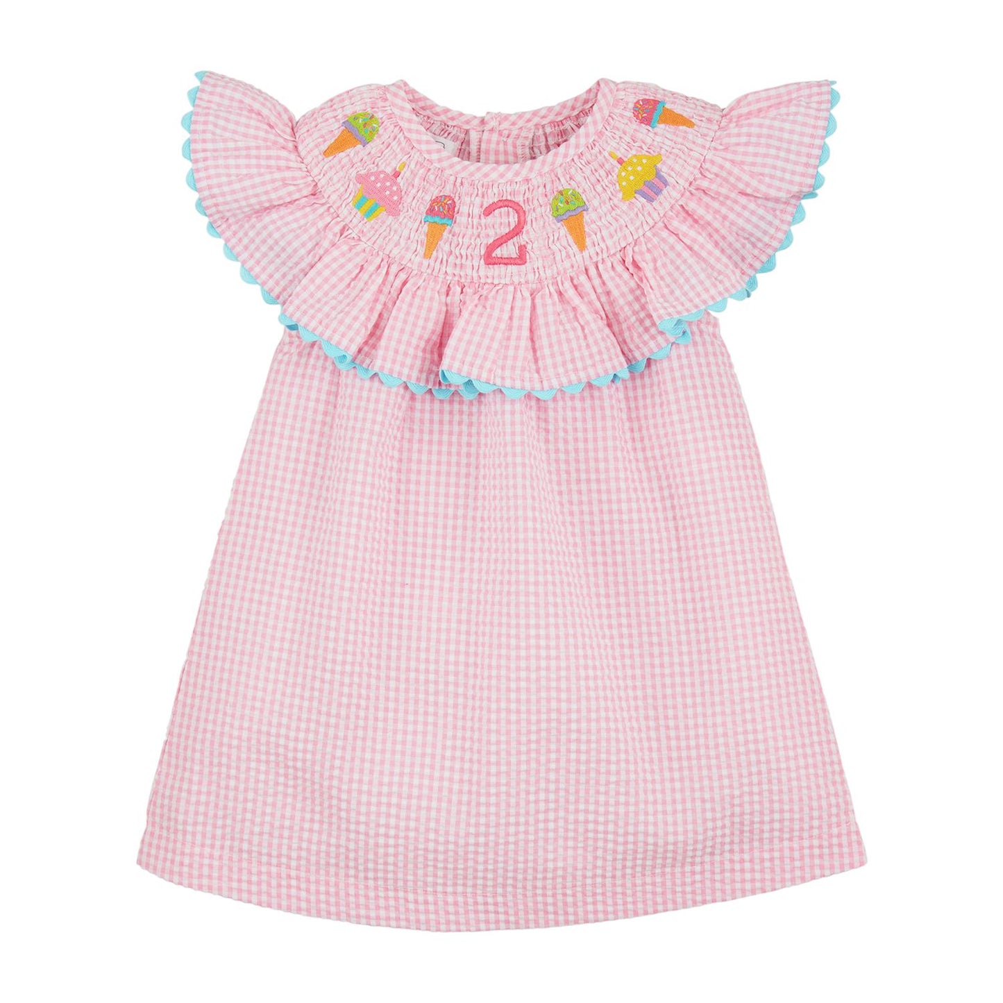 2 Smocked Birthday Dress