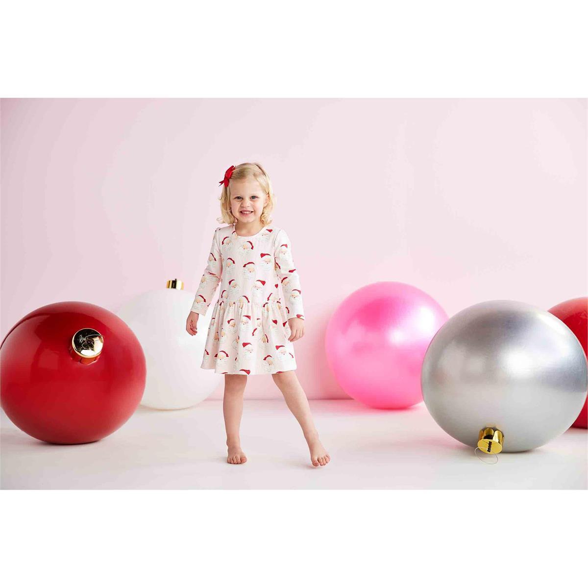 Pink Vintage Santa Dress