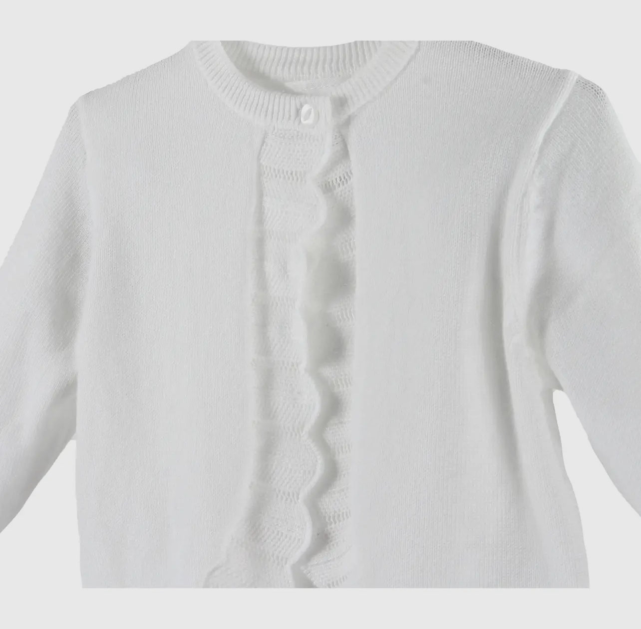 Pointelle Edge Bolero Cardigan
