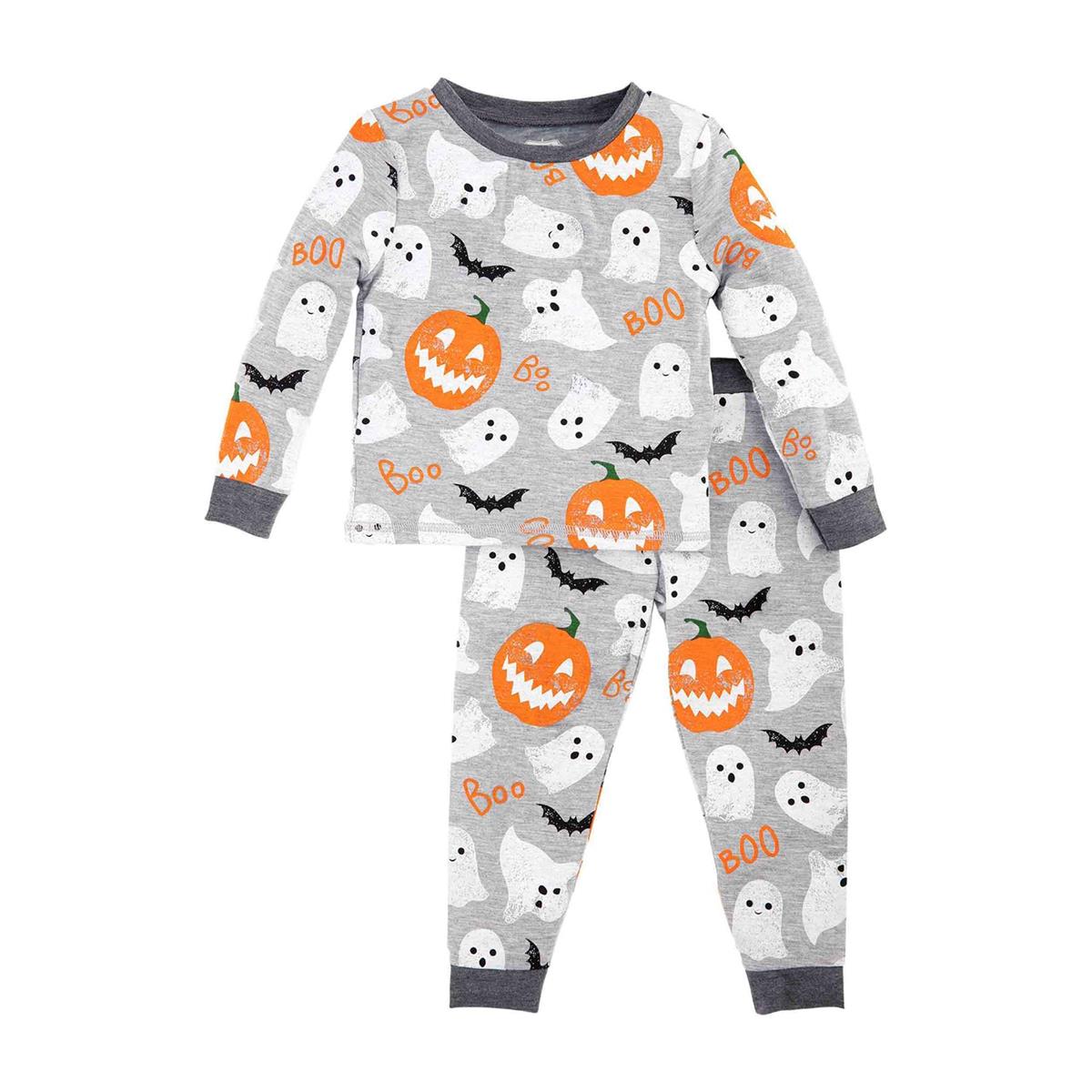 Gray Glow-in-the-dark Pajama Set