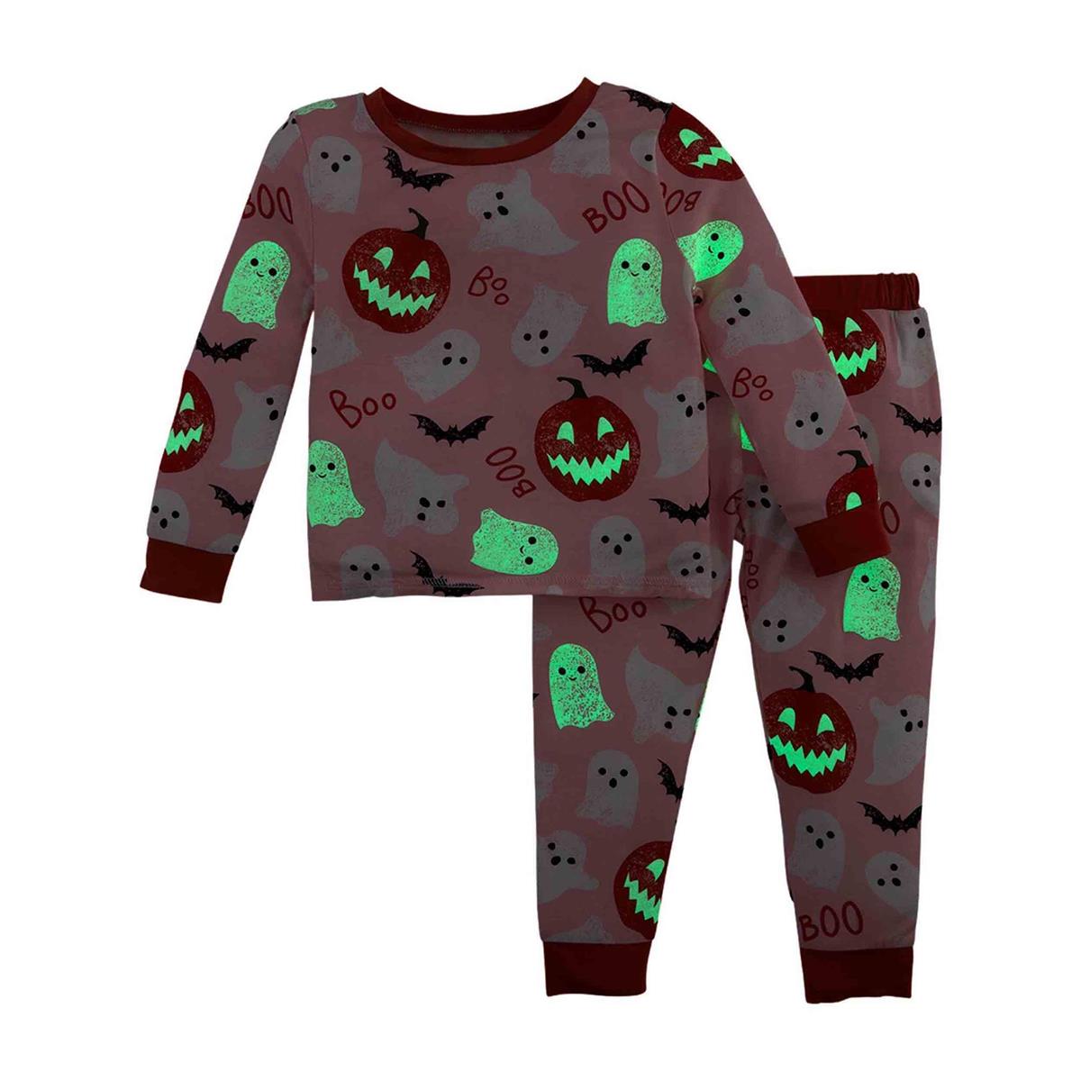 Pink Glow-in-the-dark Pajama Set