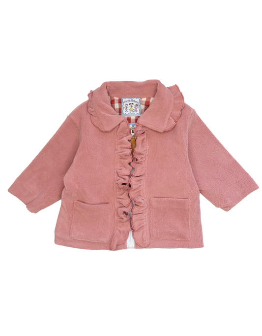Reese Pink Ruffle Jacket