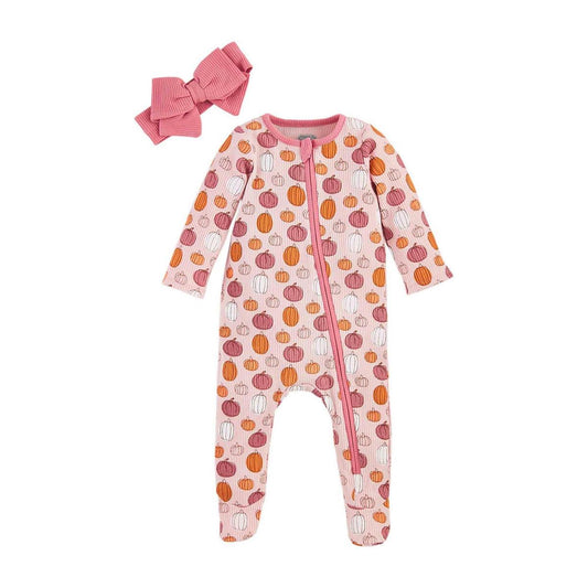 Pink Pumpkin One-Piece & HB