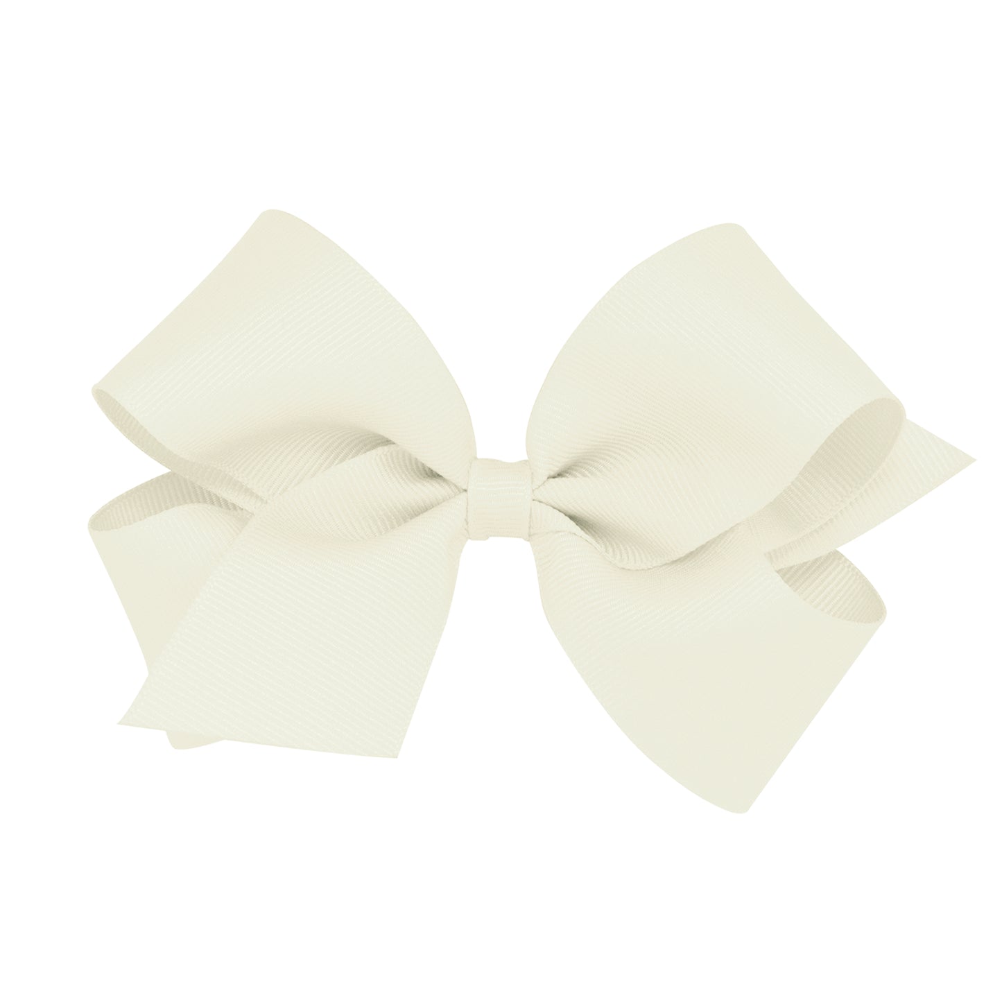Ivory Classic Grosgrain Hair Bow