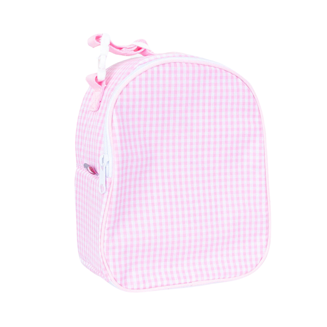 Pink Gingham Gumdrop lunchbox