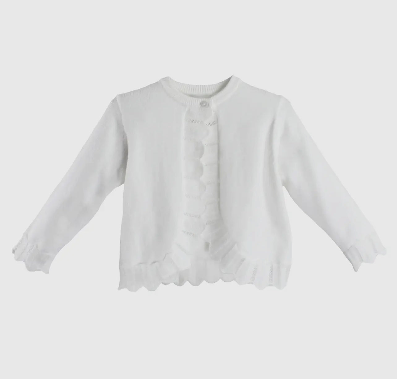 Pointelle Edge Bolero Cardigan