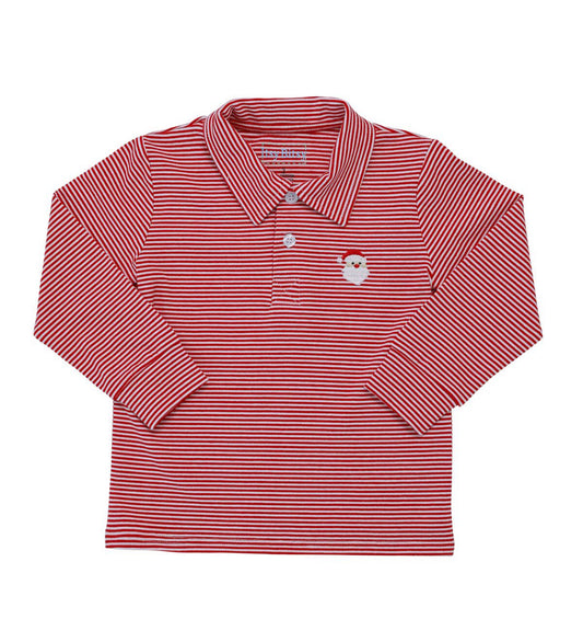 Santa Stripe Polo