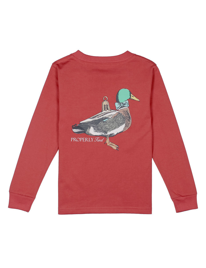 Duck Ornament LS- Cabernet