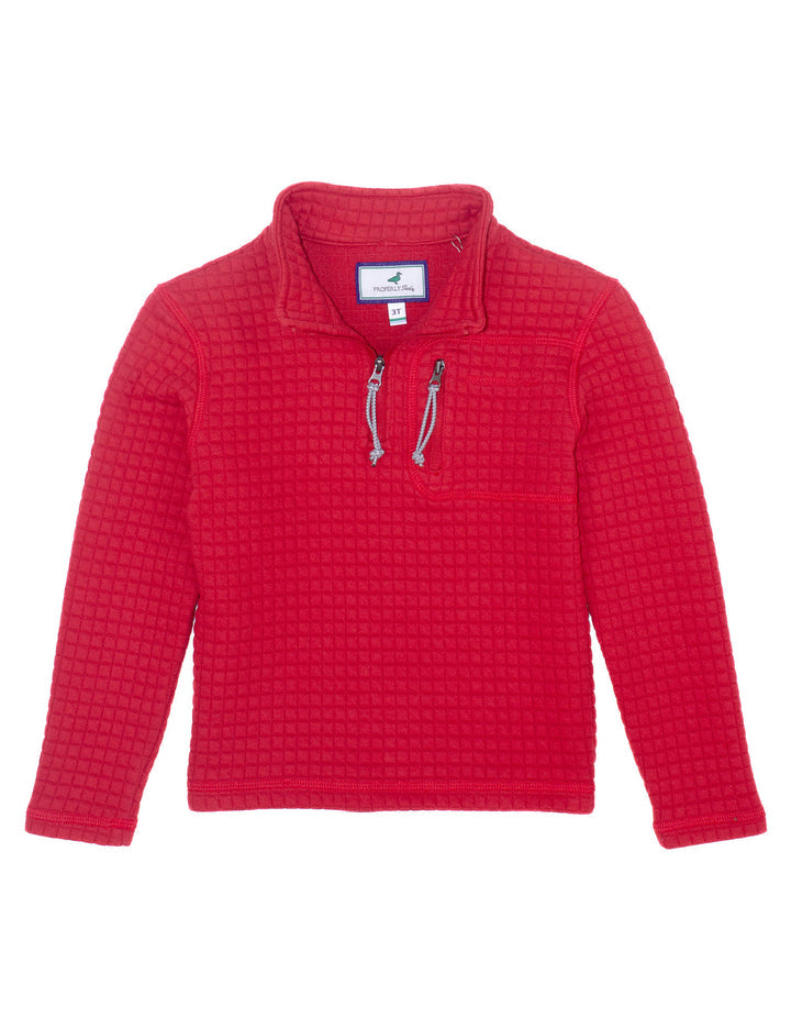 Delta Pullover- True Red