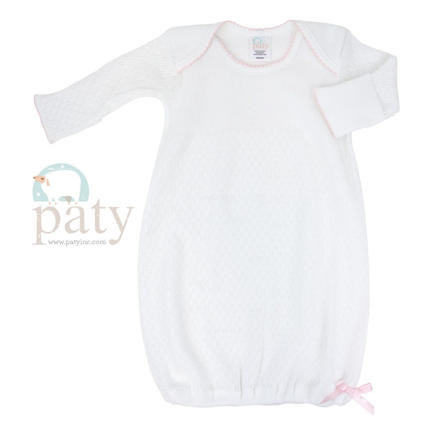 Paty Gown w/pink trim