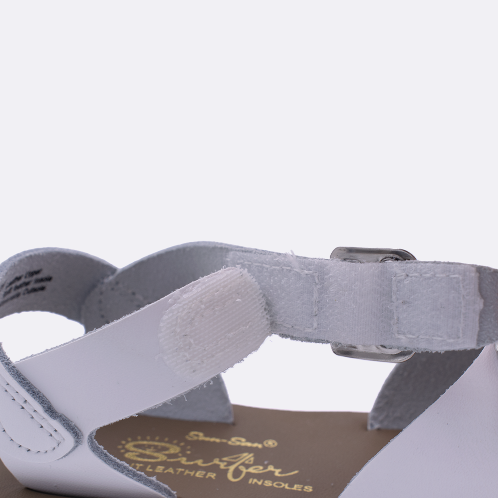 White Velcro Sun-San Sufer