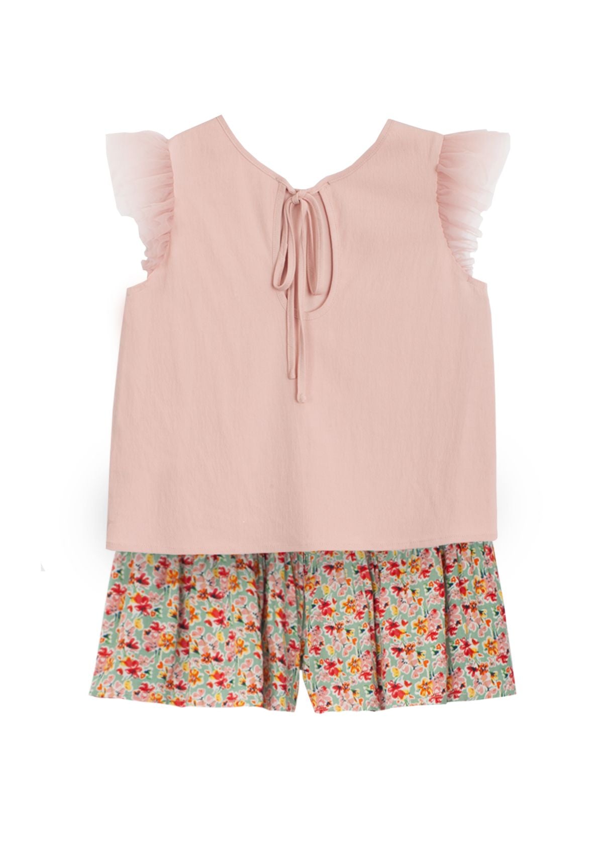Blooms & Blossoms Rayon Tulle 2 PC Set