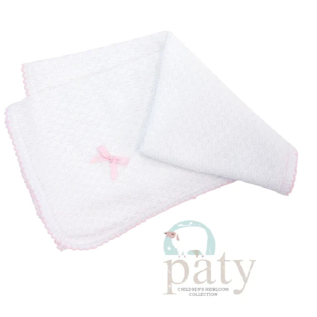 Paty Inc. White w/Pink Blanket