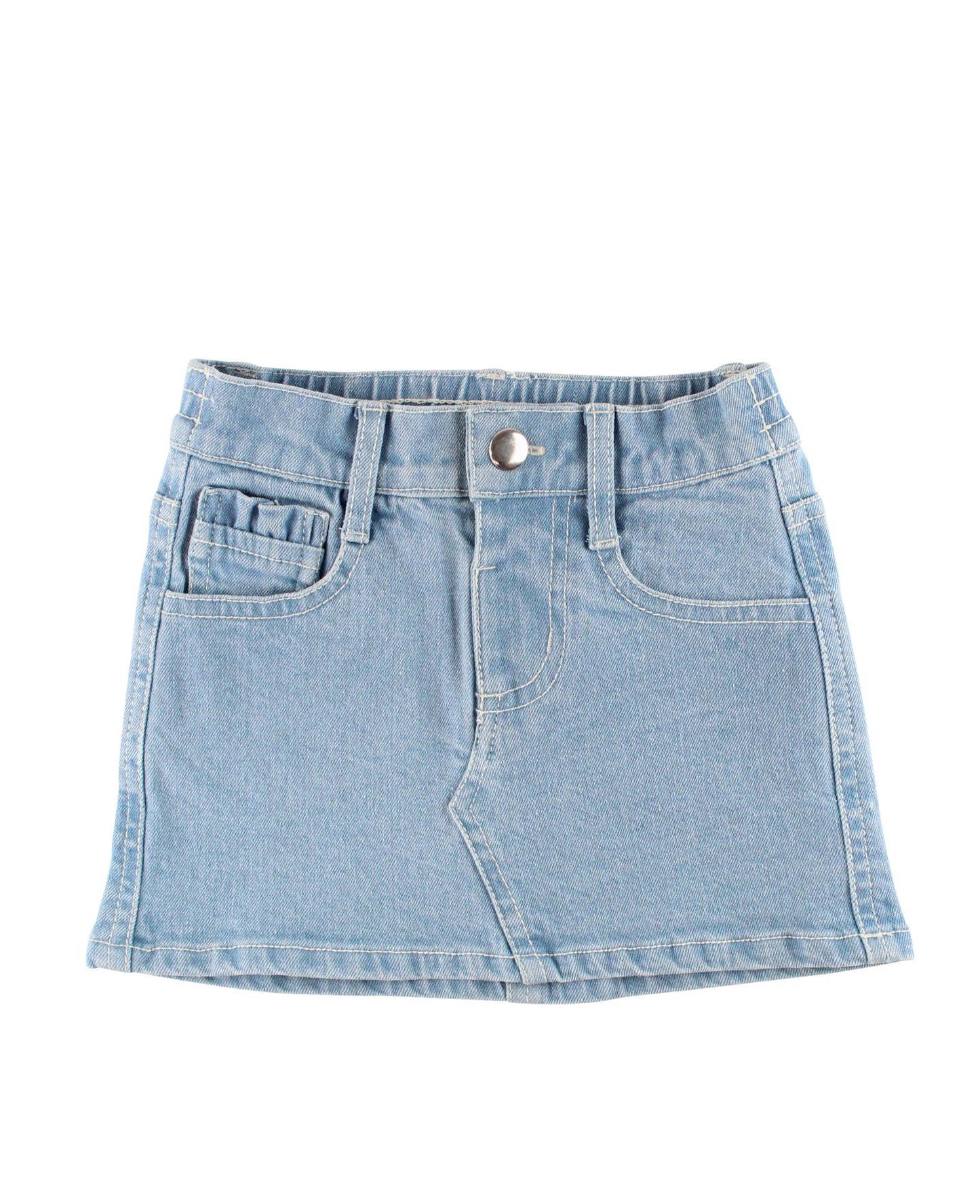 Ruffle Butt Jean Skirt