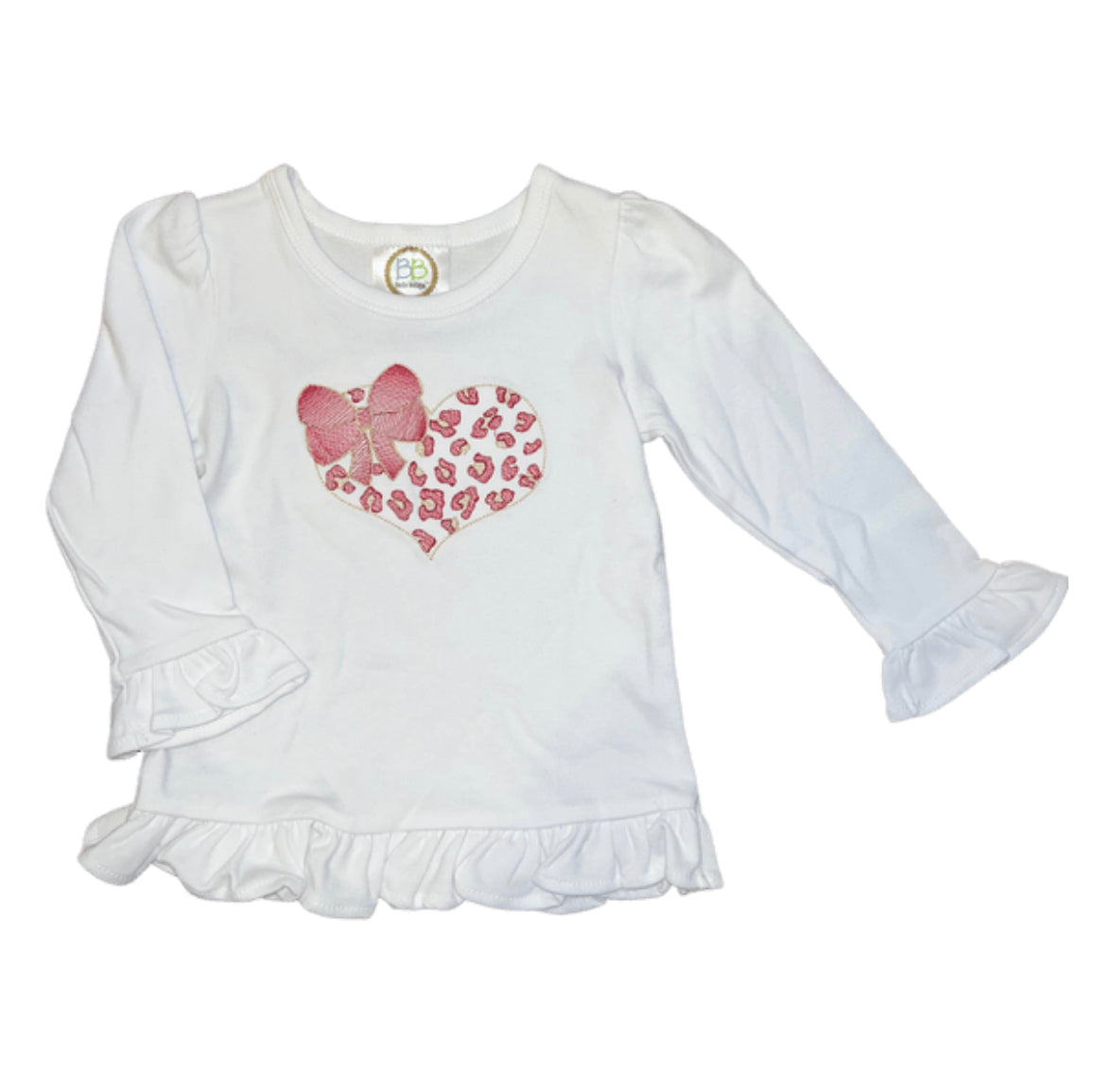 Appliqué Red Leopard Longsleeve