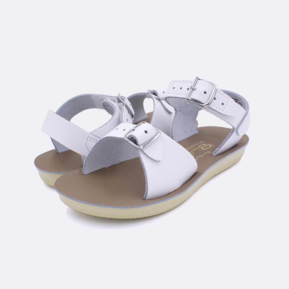 White Velcro Sun-San Sufer