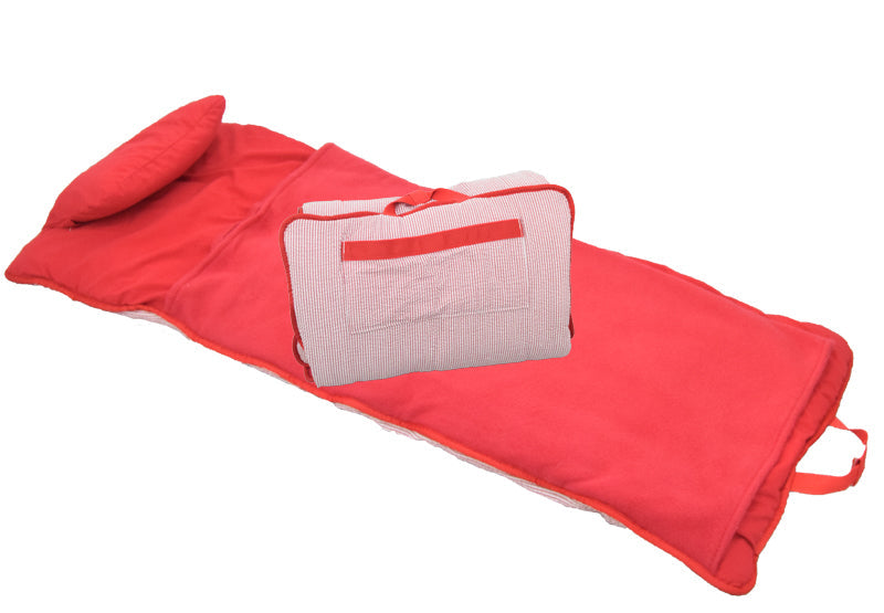 Red Seersucker Napmat