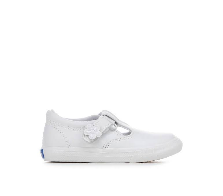 White Leather Daphne Keds