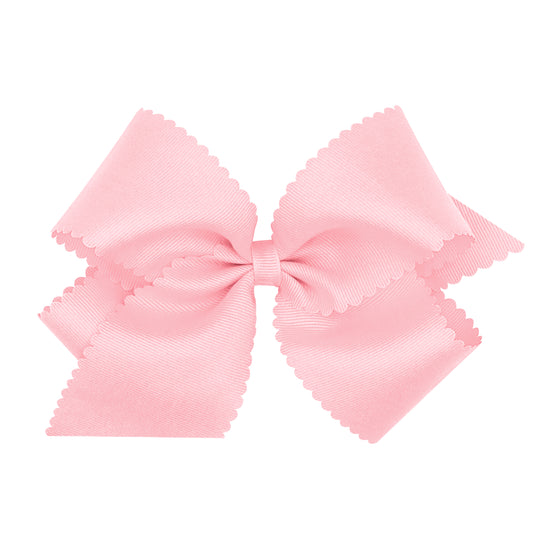 Lt Pink Grosgrain Scalloped Edge