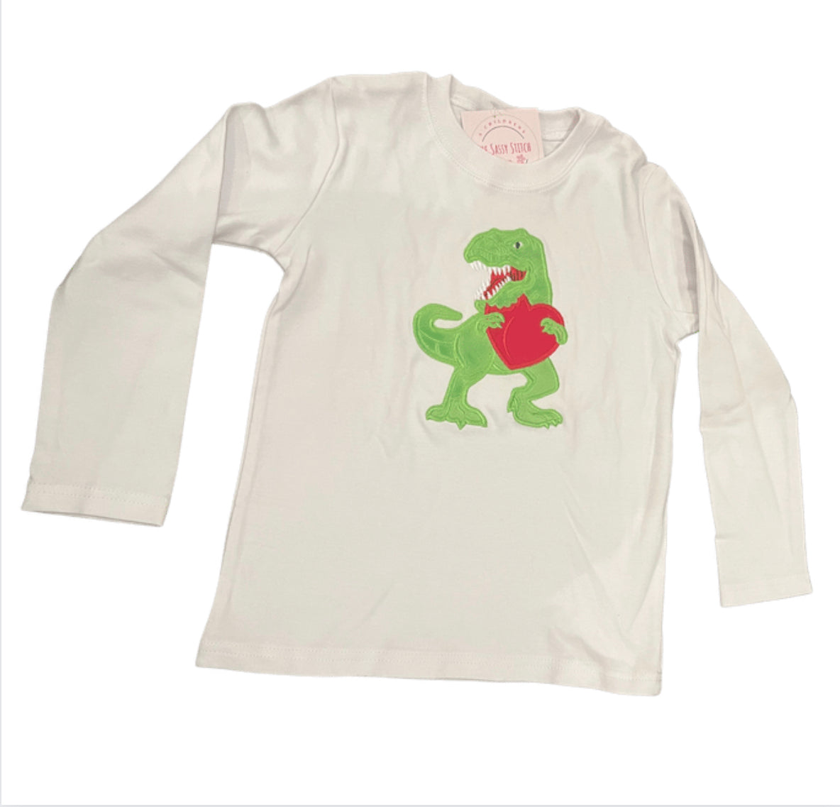 Appliqué Dino Heart Longsleeve