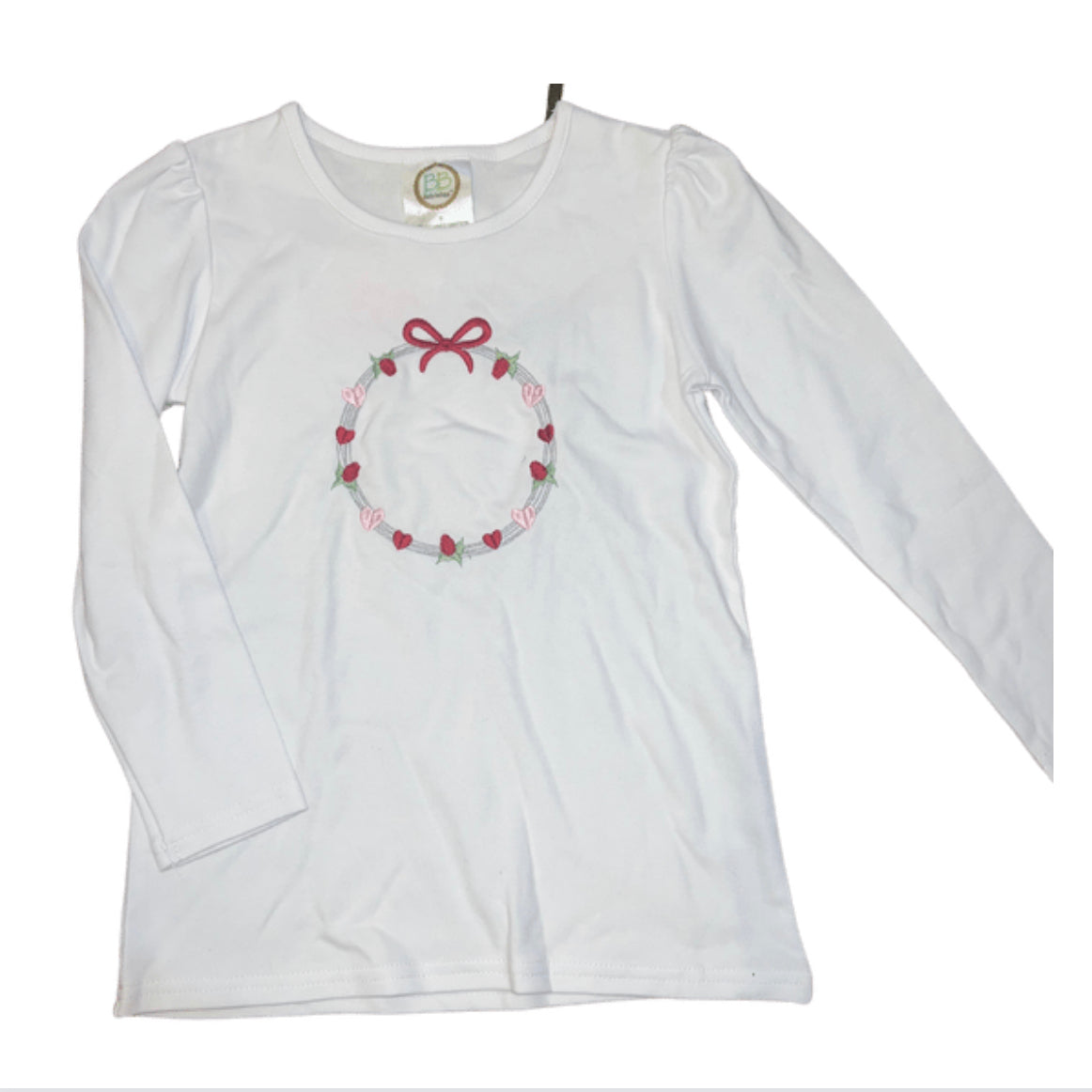 Appliqué Circle Heart Long Sleeve