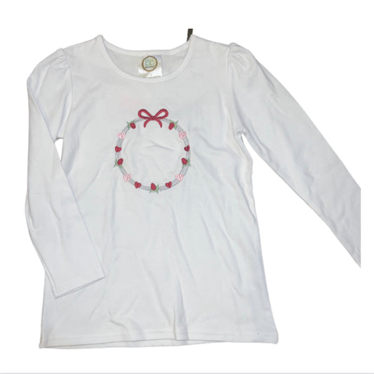 Appliqué Circle Heart Long Sleeve