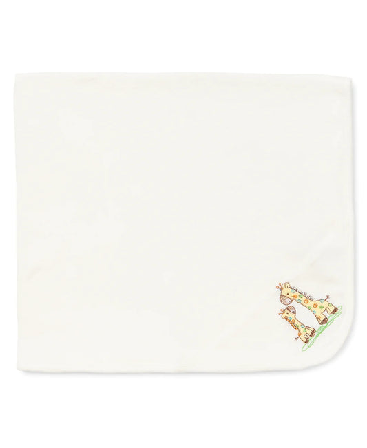 Little Me Giraffe Receiving Blanket