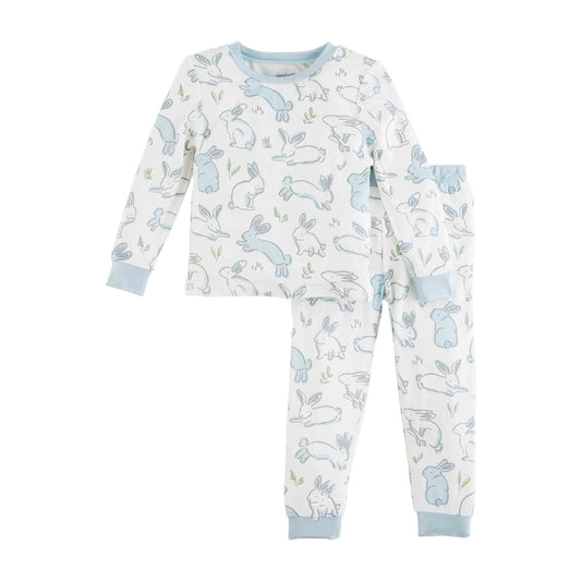 Blue Bunny Pajama Set