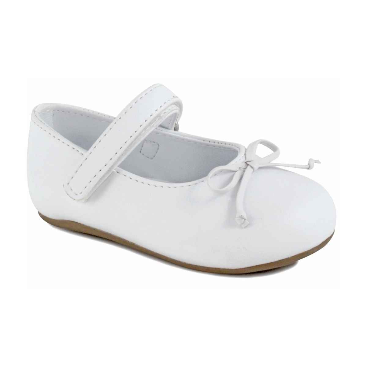 Ashlyn Toddler White Mary Jane Dress Flats